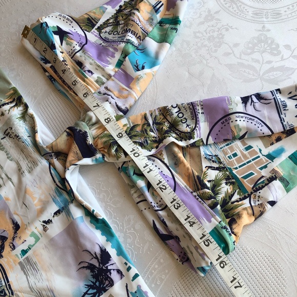 Royalty By MALUMA Women’s Size L One Piece Swimsuit Baiting Suit Welcome MIAMI - Picture 16 of 16